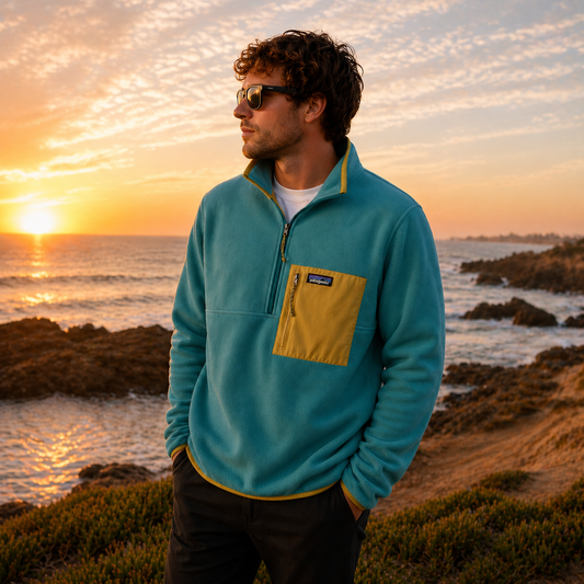 Polar Hombre Microdini 1/2-Zip Pullover Patagonia