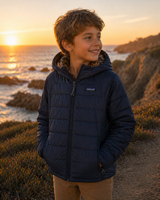 Chaqueta Pluma Niños Reversible Down Sweater Hoody Patagonia