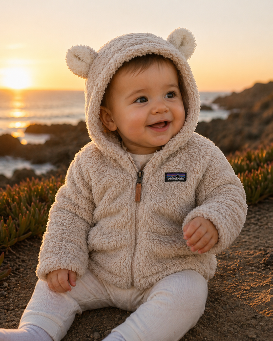 Baby Furry Friends Hoody Patagonia
