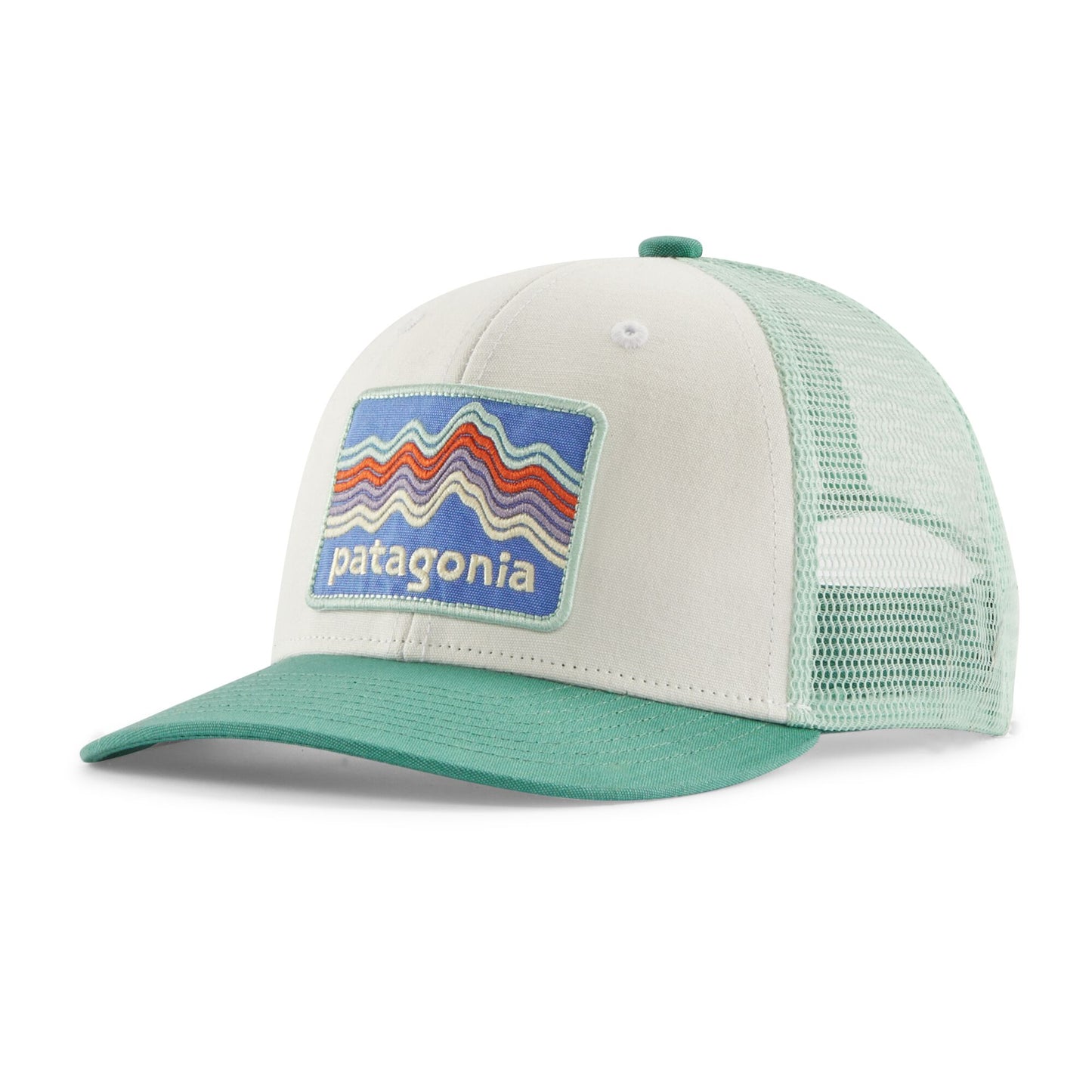 Gorro Niño Trucker Hat Patagonia Verde agua
