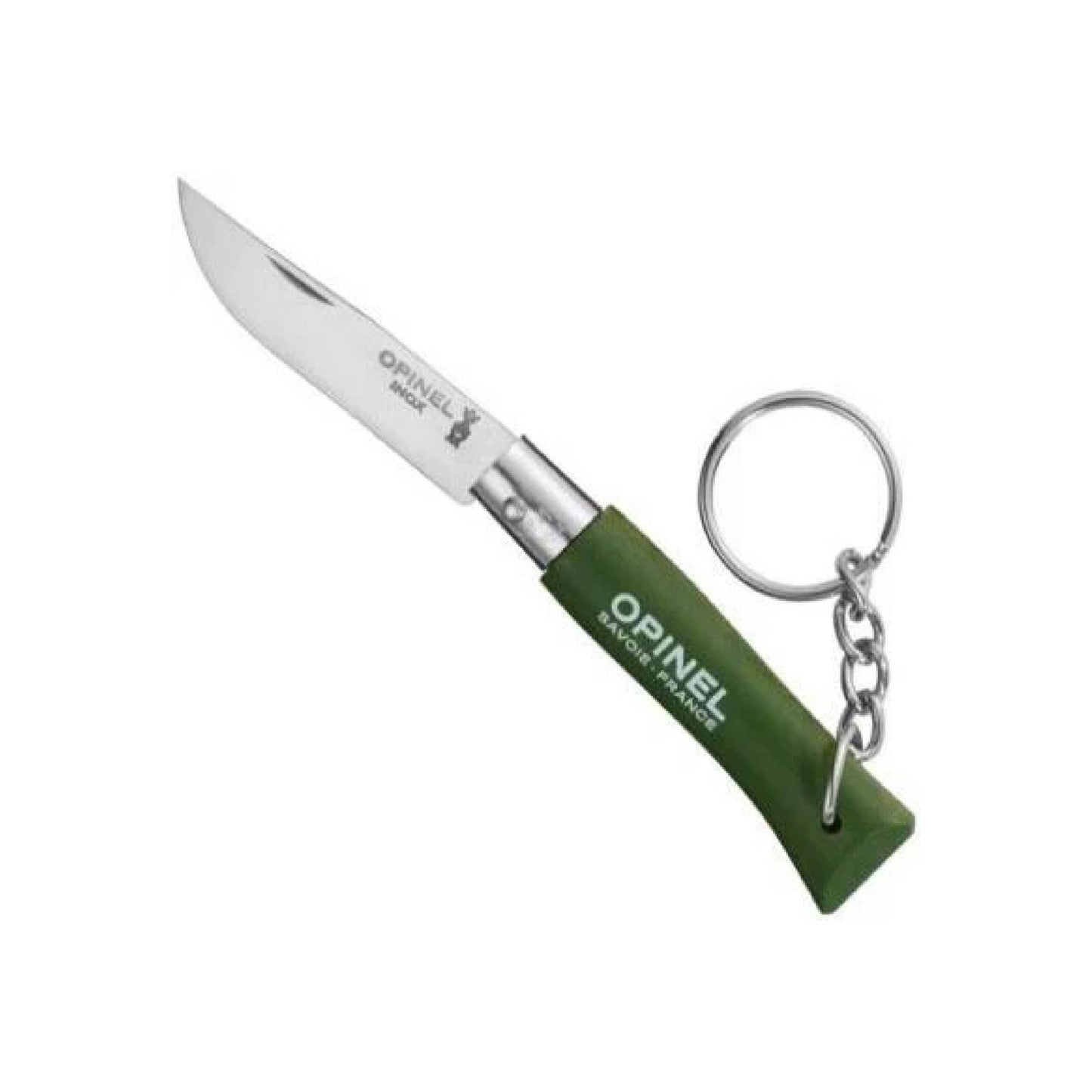 CUCHILLO OPINEL N°4 LLAVERO VERDE Opinel