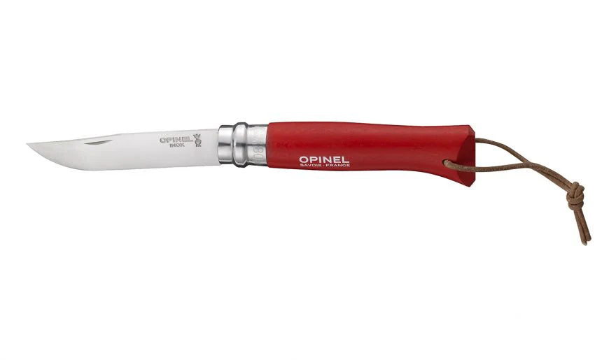 Cuchillo Opinel N°8 Trekking rojo con funda Opinel