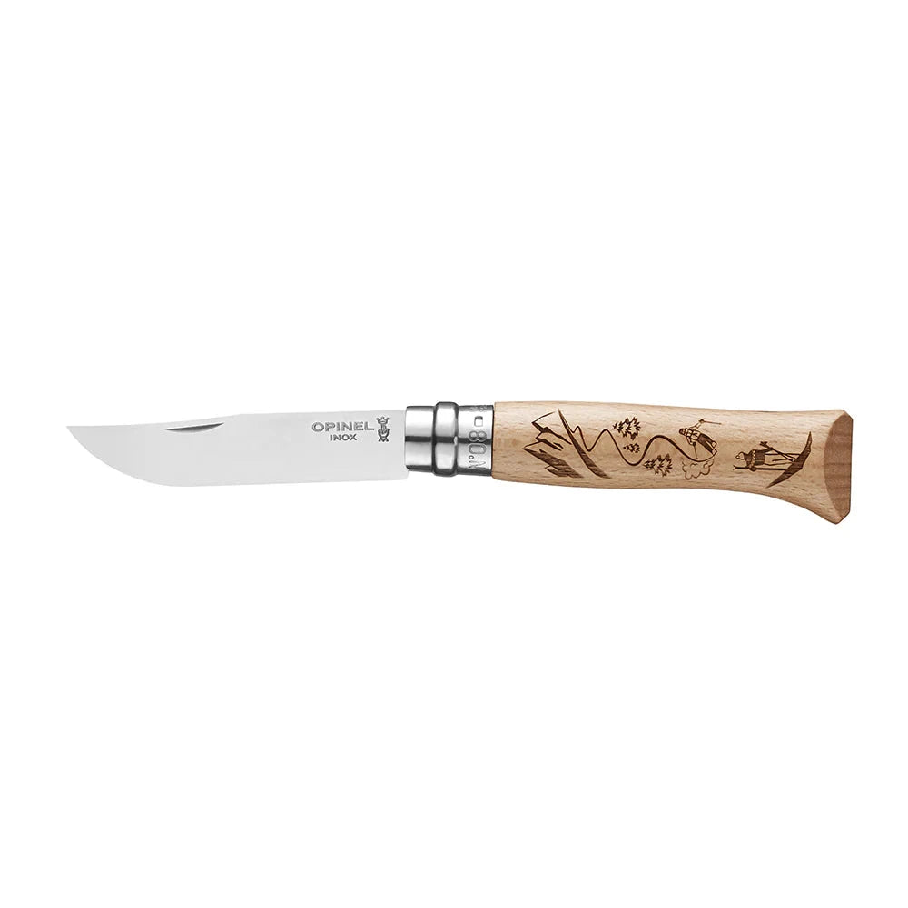 Cuchillo Opinel N°08 Skiing EDICIONES ESPECIALES Opinel