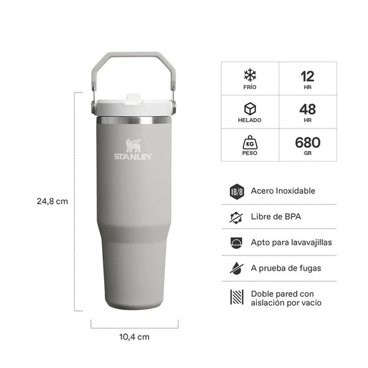Botella Térmica Stanley Flip Straw 2.0 Ash | 887 ml STANLEY