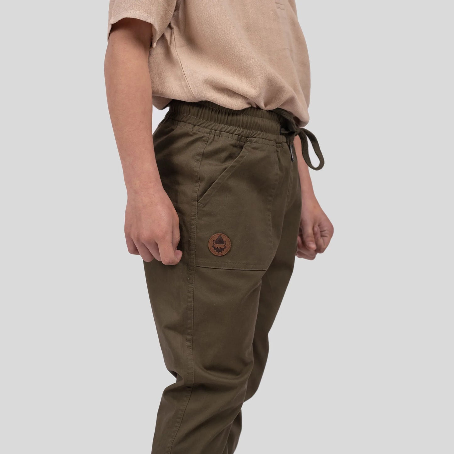 Pantalon Joggy Niño Stone Green gnomo