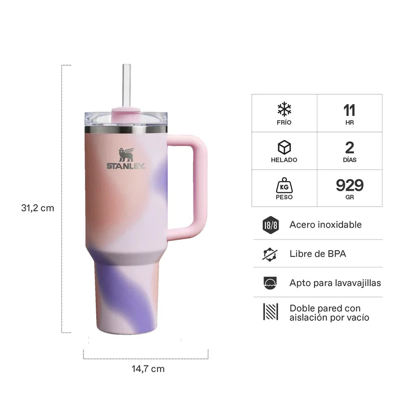 Quencher H2.0 Adventure Rose Petal Motion| 1.18 lt STANLEY
