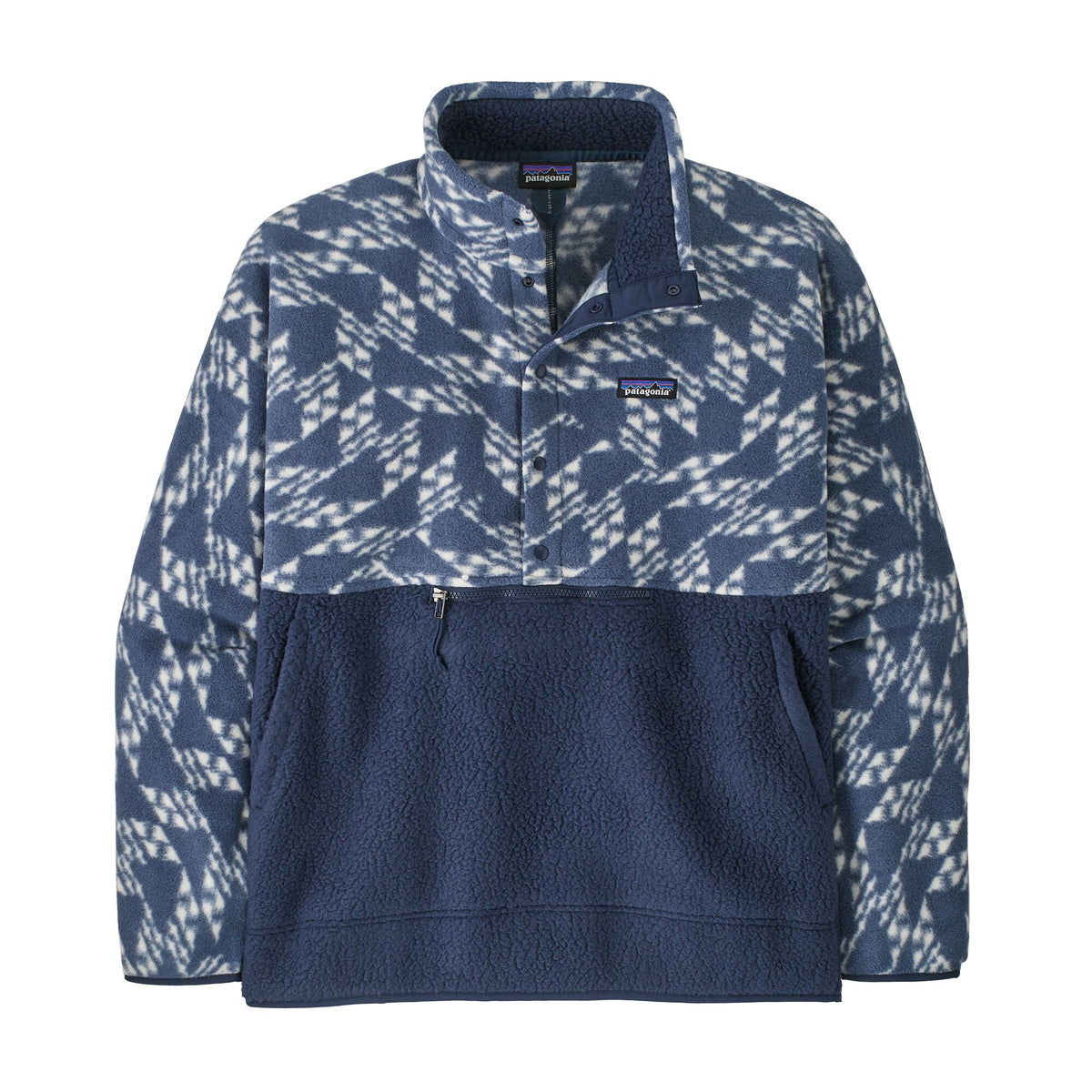 Polar Hombre Retro Pile Half-Snap Pullover - XS