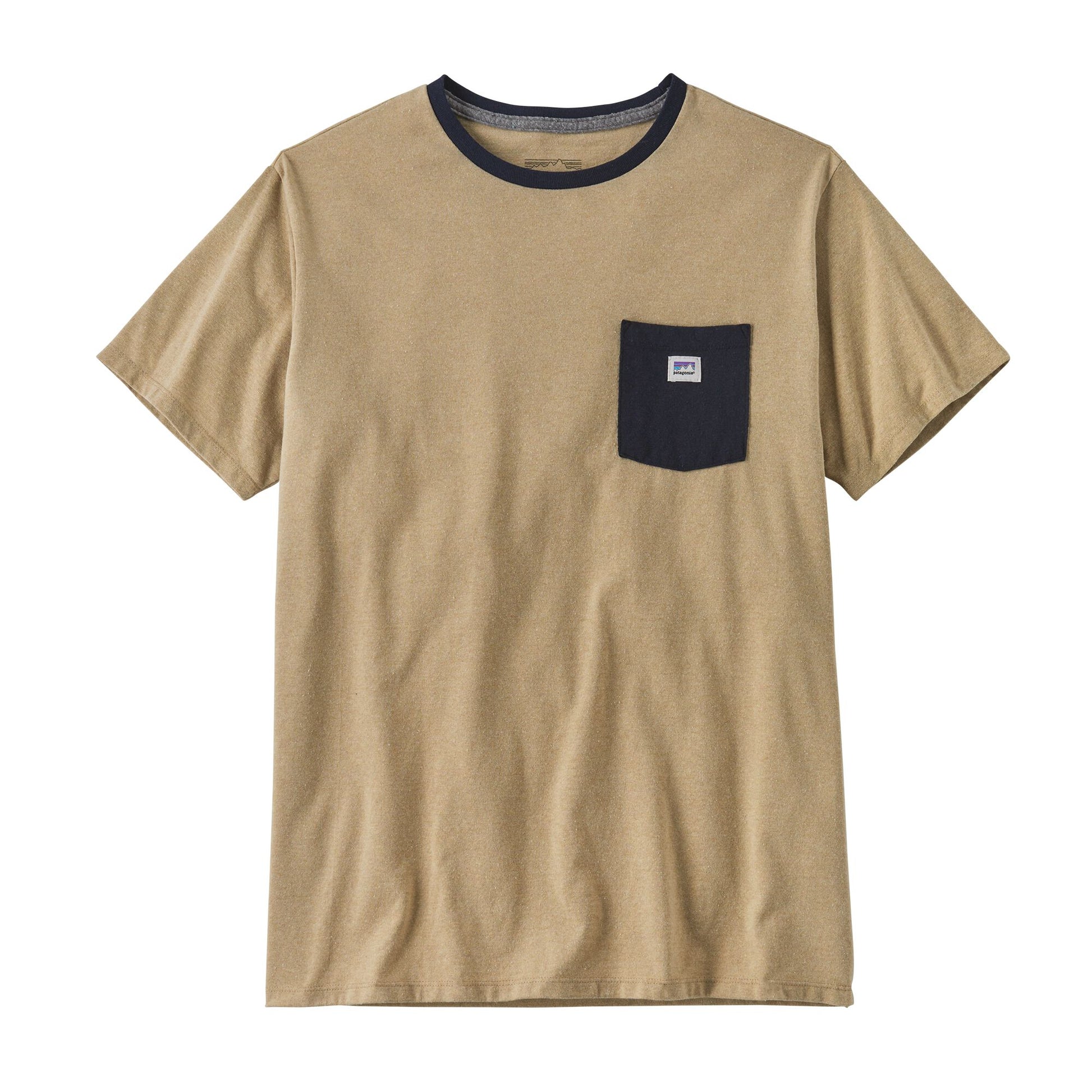 Polera  L/P Shop Sticker Pocket Responsibili-Tee Patagonia