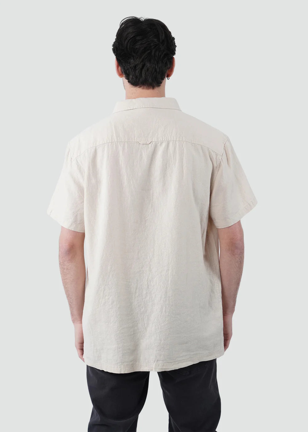 Camisa Hombre Lino - Sand KAYA UNITE