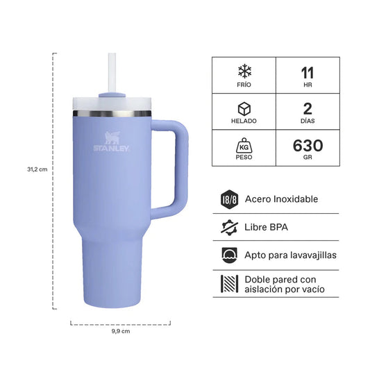 Quencher H2.0 Adventure Hydrangea| 1.18 lt STANLEY