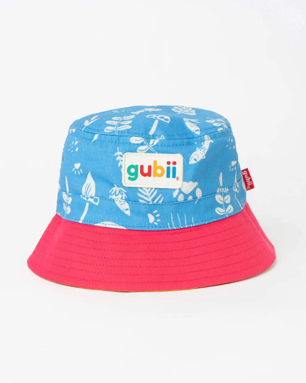 Gorro Pescador Estampado - Celeste Coral GUBII