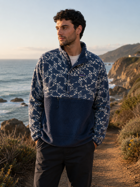 Polar Hombre Retro Pile Half-Snap Pullover Patagonia