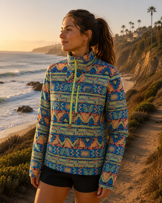 Cortaviento Mujer Houdini® Stash 1/2-Zip Pullover Patagonia
