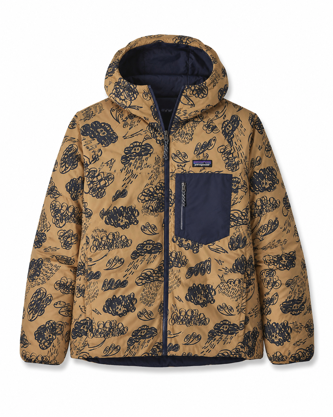Chaqueta Pluma Niños Reversible Down Sweater Hoody Patagonia