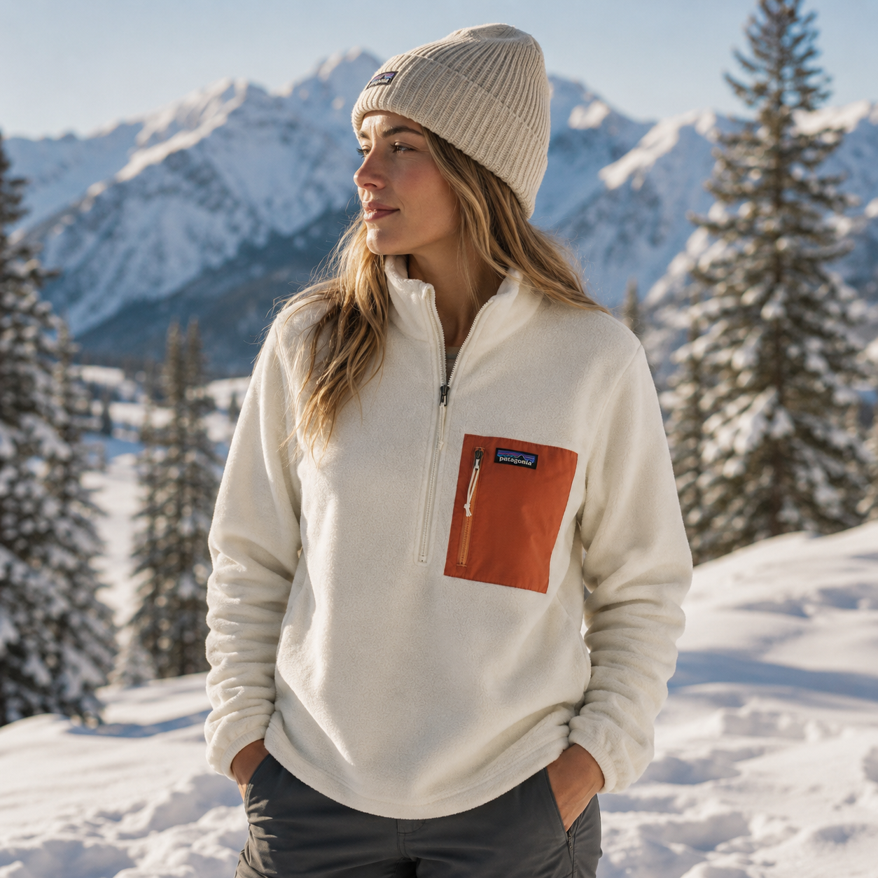 Polar Mujer Microdini 1/2-Zip Pullover Patagonia