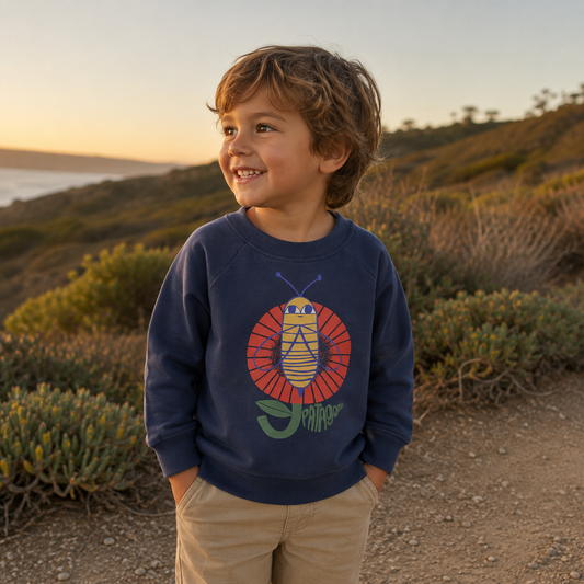 Polerón Bebé Baby Crew Sweatshirt Abejita Patagonia
