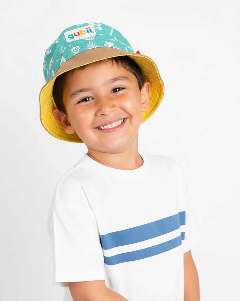 Gorro Pescador Estampado - Verde claro Café GUBII