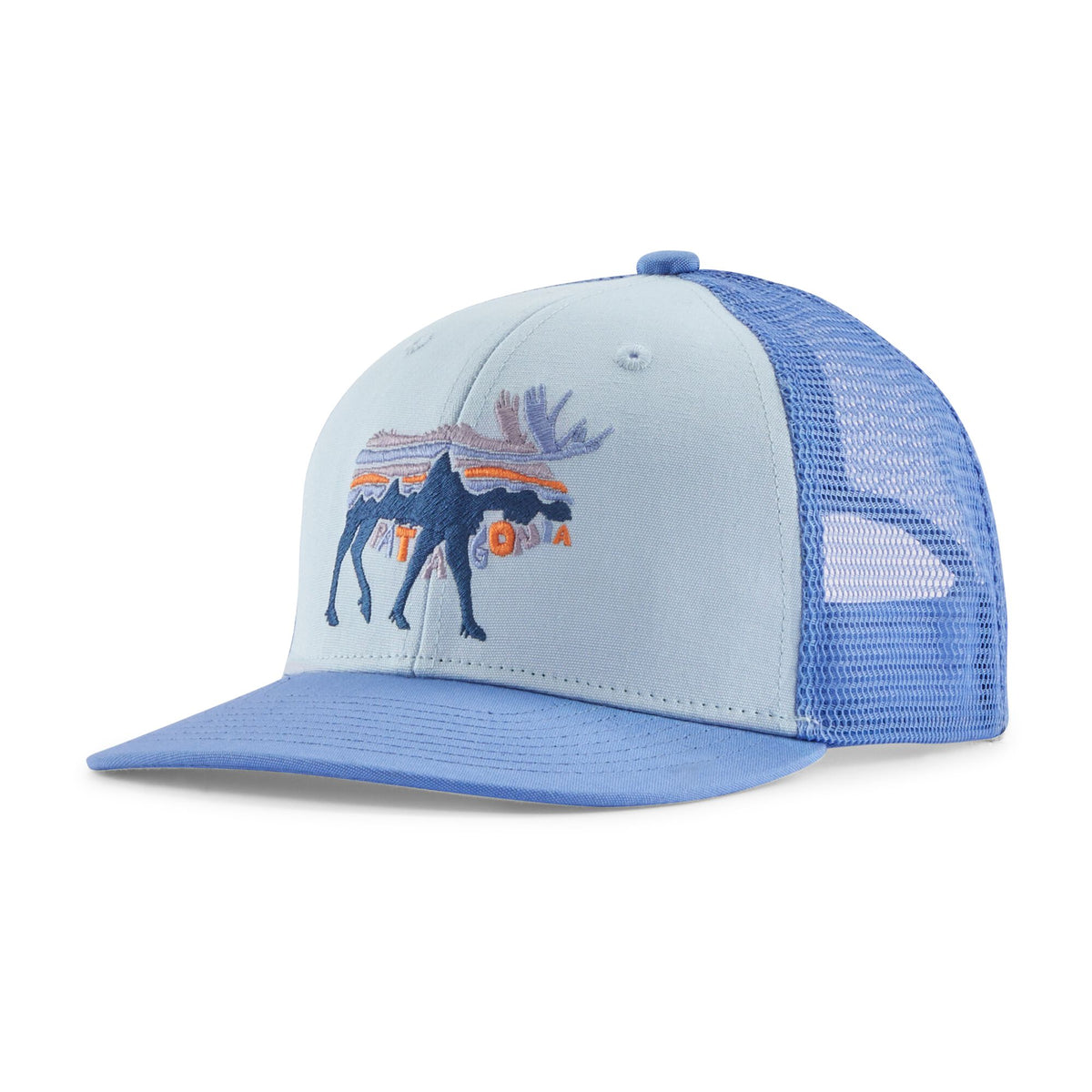 Gorro Niño Trucker Hat Patagonia Celeste