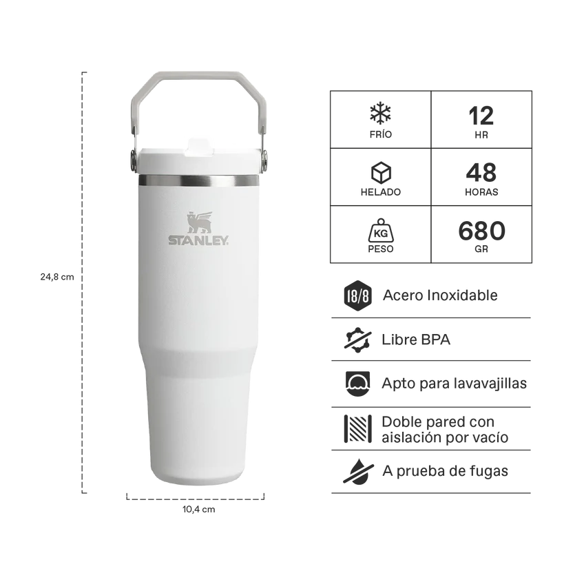Botella Térmica Stanley Flip Straw 2.0 Frost | 887 ml STANLEY