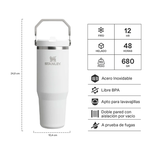 Botella Térmica Stanley Flip Straw 2.0 Frost | 887 ml STANLEY