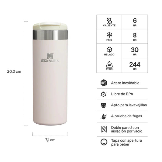 Botella Térmica Stanley Aerolight Rose Quartz | 473 ml STANLEY