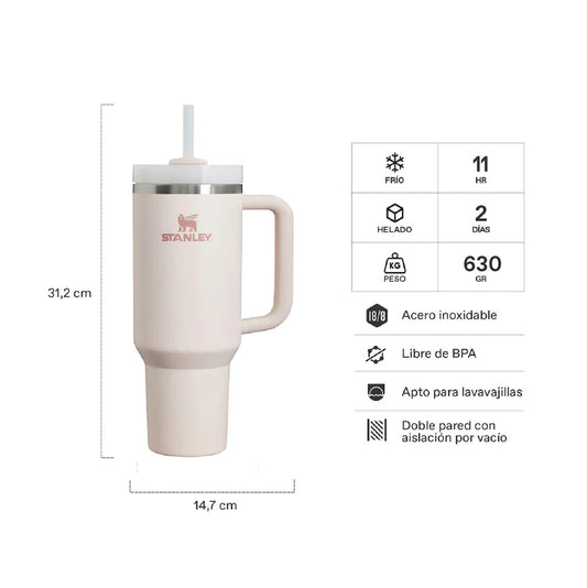 Quencher H2.0 Adventure Rosa Palo | 1.18 lt STANLEY